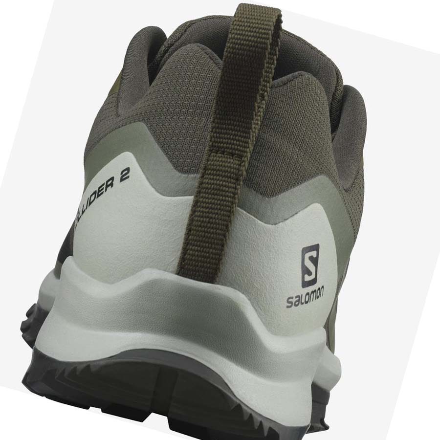 Tenis Para Trail Running Salomon XA COLLIDER 2 Hombre Verde Oliva | MX 3535BEX